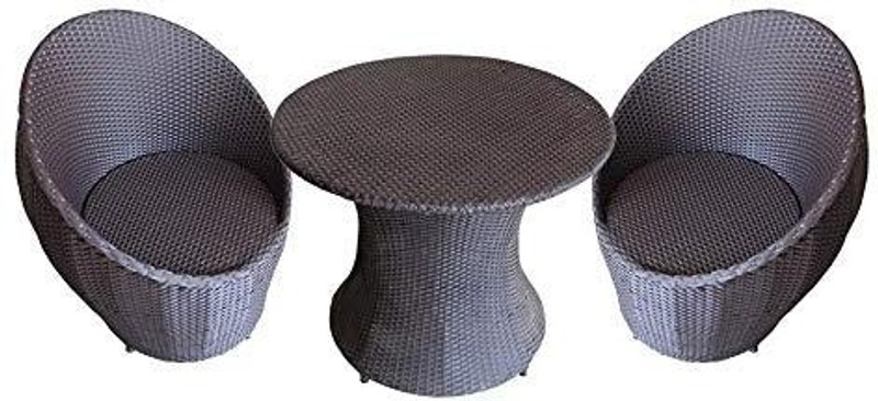 arniture brown Cane Table & Chair Set(Finish Color - brown)