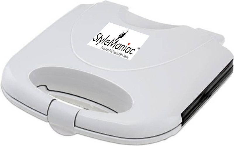 Style Maniac brings multipurpose non stick sandwich maker Toast, Grill(Black, White)