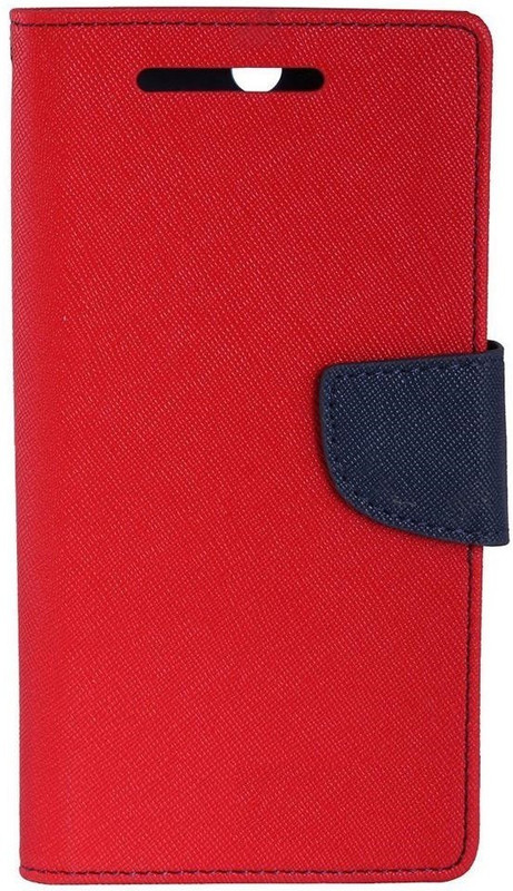 SAMARA Flip Cover for SAMSUNG GALAXY A9 PRO(Red, Dual Protection)