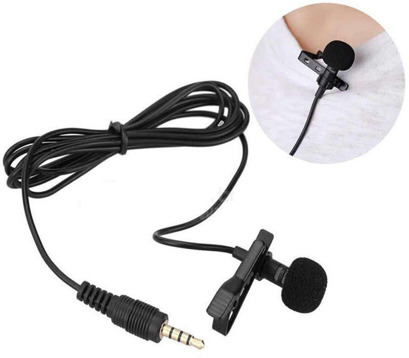 Totu Mini Collar tie mic for laptop mobile pc Camera Microphone