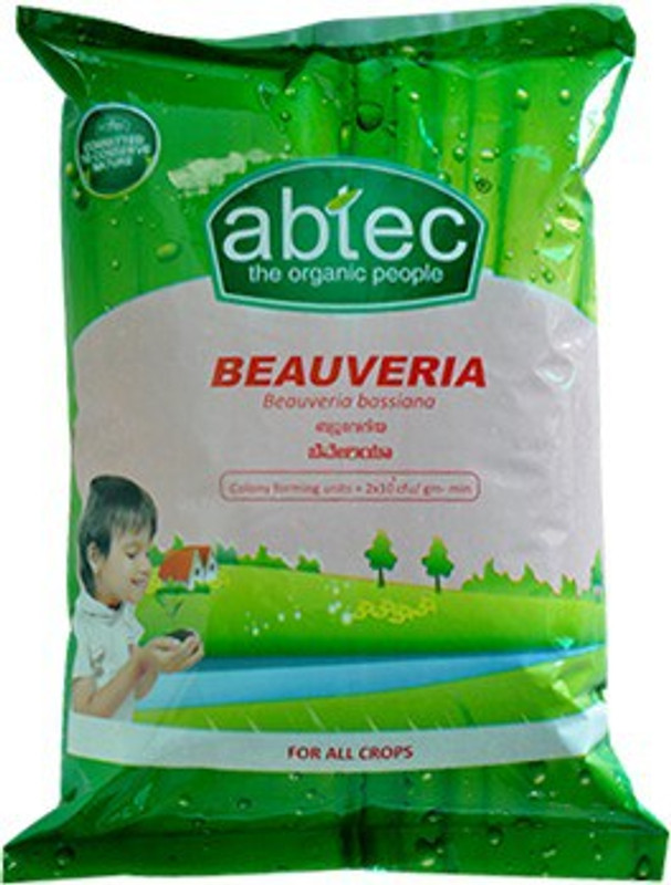 abtec Beauveria Biopesticide For Plants- Controls Fruit Flies, Beetles, Weevils - 100 G - Pack Of 2 Soil Manure(100 g Powder)
