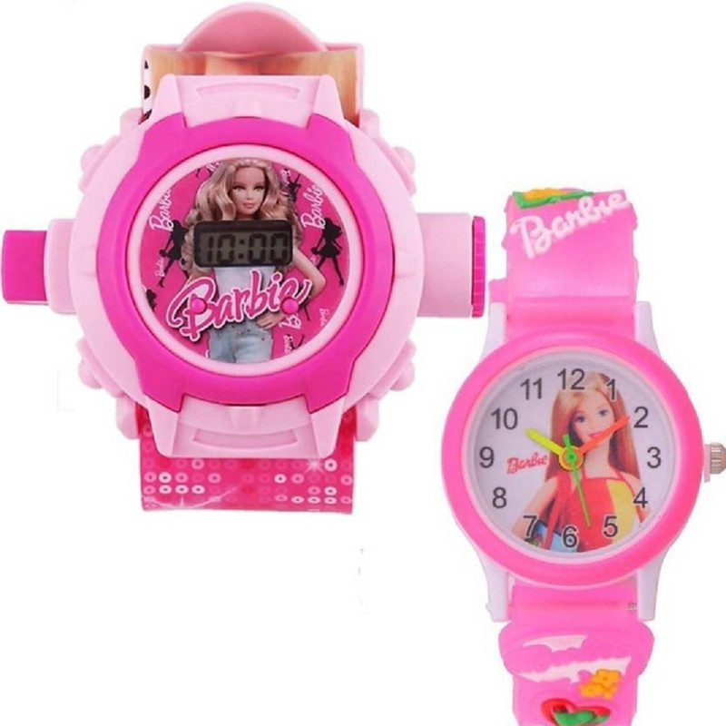 shopify Pink Barbie Projector SD,0-78 Kids Watch - For Girls Digital Watch  - For Boys & Girls