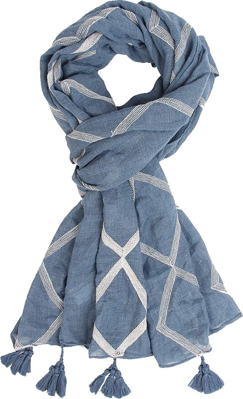 stole for women Solid Cotton Blend Girls Fancy Scarf