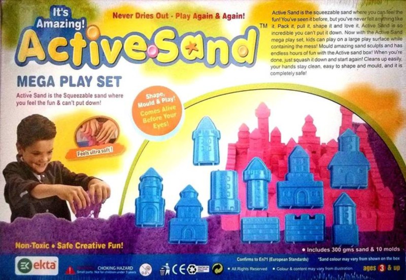 saburi Ekta Active Sand Mega Play House Set