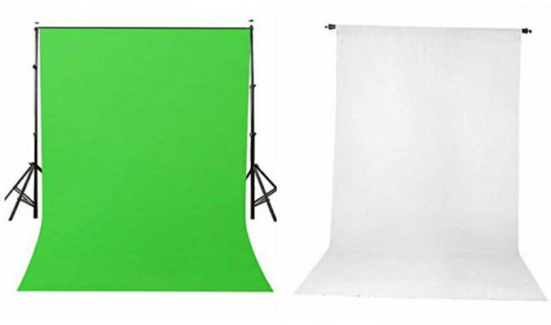 s s 2PCS COMBO 8 x12 FT GREEN , WHITE LEKERA BACKDROP PHOTO LIGHT STUDIO PHOTOGRAPHY BACKGROUND Reflector Reflector