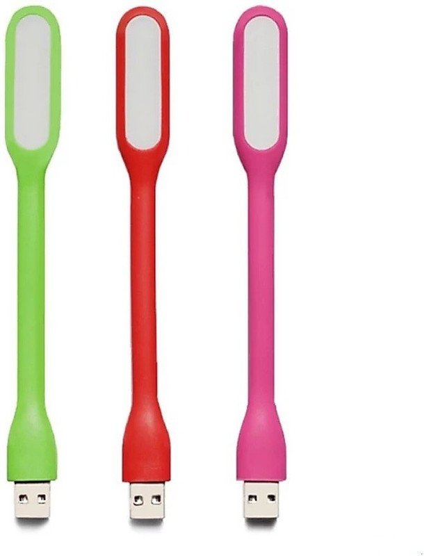 productunwrap Pack of 3 Premiuim Bright 5V 1.2W USB_6 Led Light (Mulitcolor) PU-2233 Led Light(Multicolor)