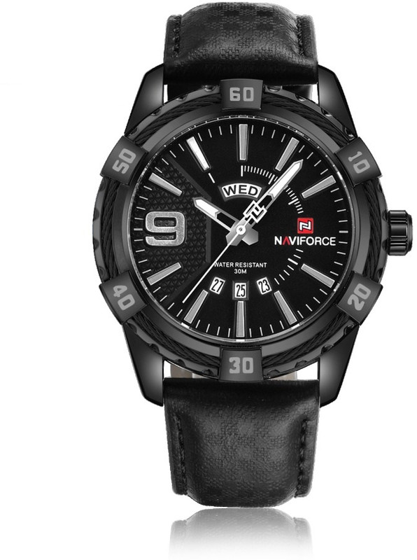 Naviforce NF-9117BB NF Analog Watch - For Men