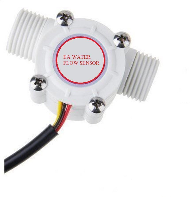 ematicx automation EA Water Flow Sensor / Fluid FLowmeter Control Switch YF-S201 Educational Electronic Hobby Kit