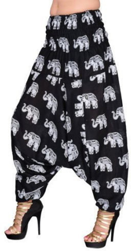 textileworkcreation Printed Cotton Blend Men & Women Harem Pants