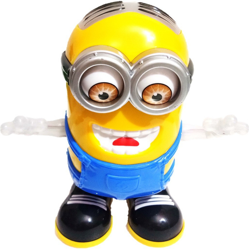 collectionmart Musical Dancing and Walking Minion Action Figure Toy for Kids(Yellow)
