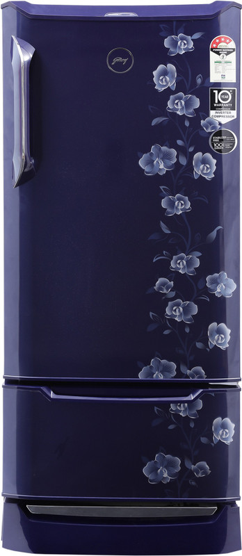 Godrej 225 L Direct Cool Single Door 4 Star Refrigerator(Neo Orchid Blue, R D Edgeduo 225PDINV 4.2 NO Bl)