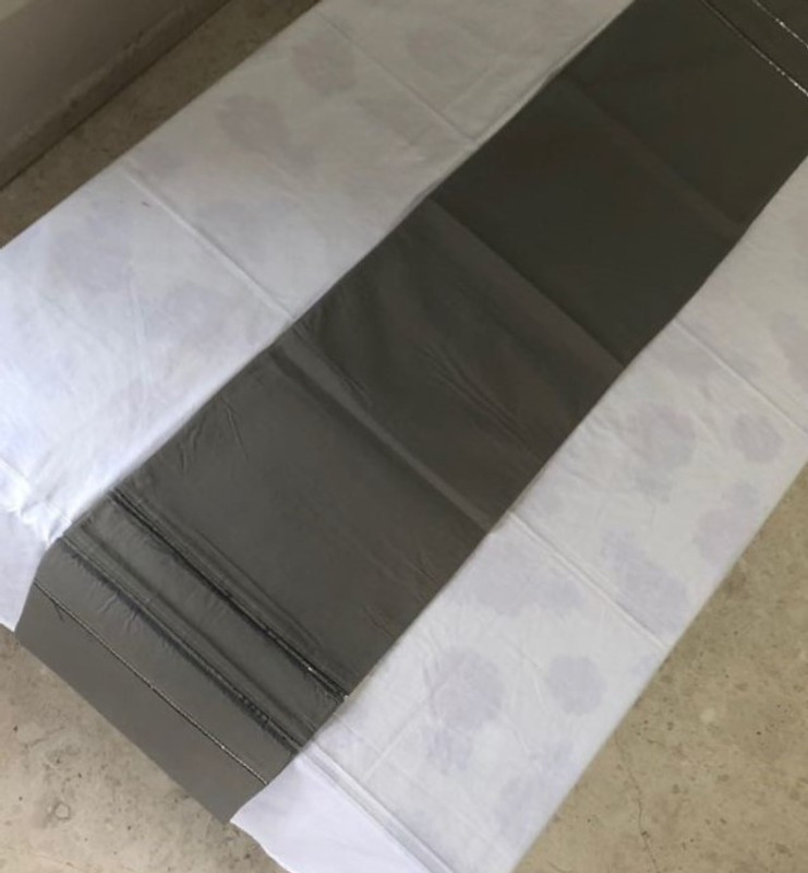 cotton quest Grey 188 Table Runner(Polyester)