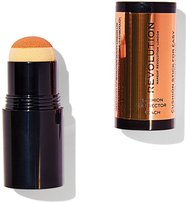Makeup Revolution Cushion Corrector - Peach Concealer(Peach, 2.8 g)