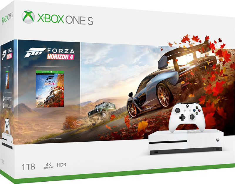 Microsoft Xbox One S 1 TB with Forza Horizon 4(White)