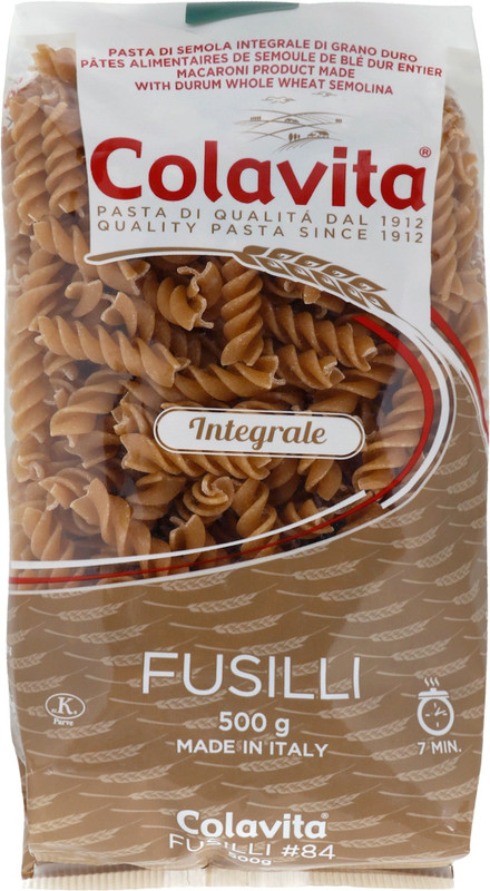 Colavita (WHOLE WHEAT) Fusilli Pasta(500 g)