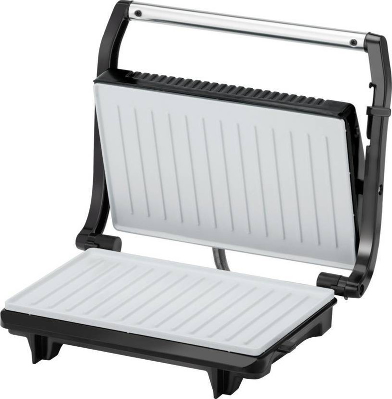 Kent Sandwich Maker Grill(Brushed Silver Panel, Black)