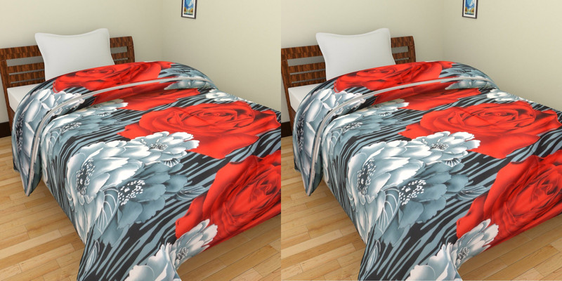 shree balaji impex Floral Single Dohar(Cotton, aa03)