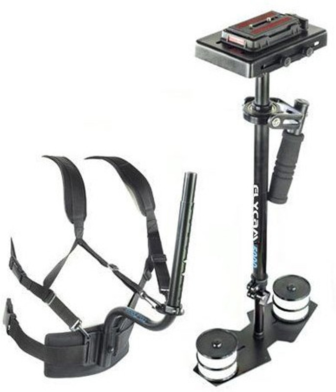 FLYCAM 5000 Steadycam + Body Pod Support Quick Release for DSLR DV HDV Video Camera support Upto 5kg FLCM-5000-BPQ Camera Rig