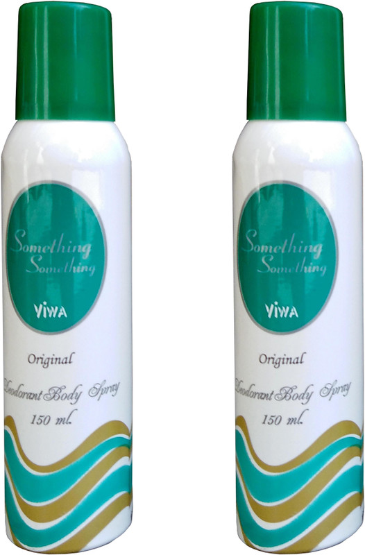 viwa Something Something original (green) 150 ml*2 Deodorant Spray  -  For Men & Women(300 ml, Pack of 2)