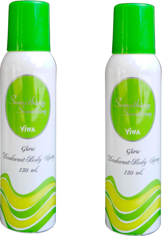 viwa Something Something glow (parrot green) 150 ml*2 Deodorant Spray  -  For Men & Women(300 ml, Pack of 2)