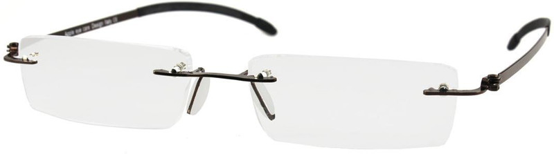 Double Battery Rimless (+1.75) Rectangle Reading Glasses(50 mm)