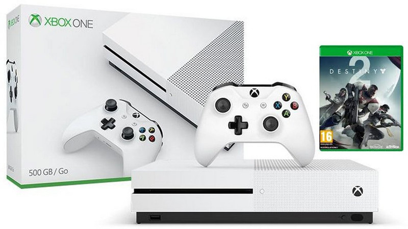 Microsoft Xbox One S 500 GB with Destiny 2(White)