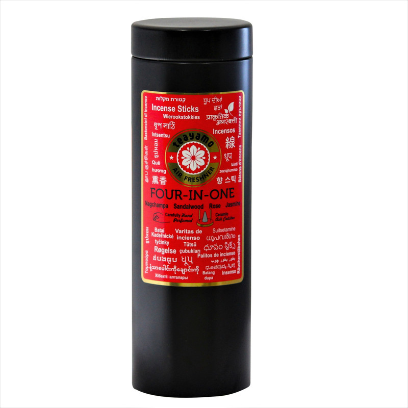 teayamo INALL4TIN Rose, Nagchampa Masala, Jasmine, Sandal Woods Agarbattis(160 Units)