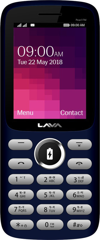 Lava KKT Pearl FM(Blue + Silver)