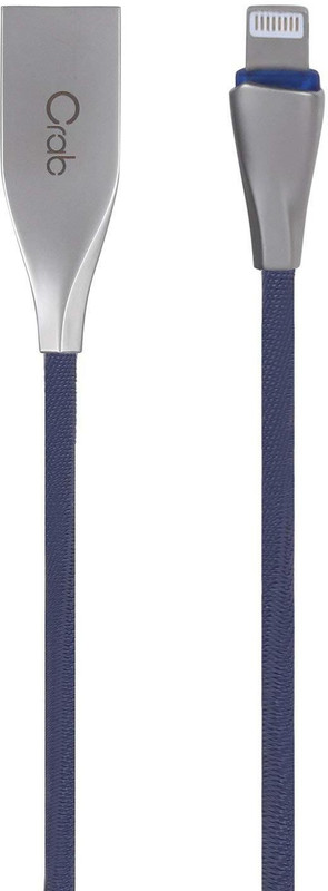 crab CUSB2 Micro USB Cable(Compatible with mobile, tablet, Blue, Sync and Charge Cable)
