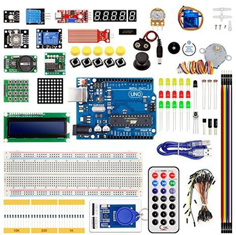 Buy REES52 Arduino Uno R3 Arduino Starter Kit with Arduino uno ...
