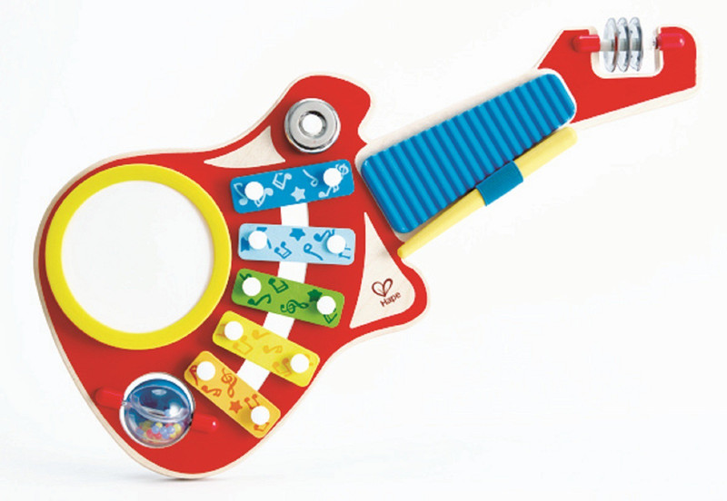 Hape 6-in-1 Guitar Band Musical Instrument(Multicolor)