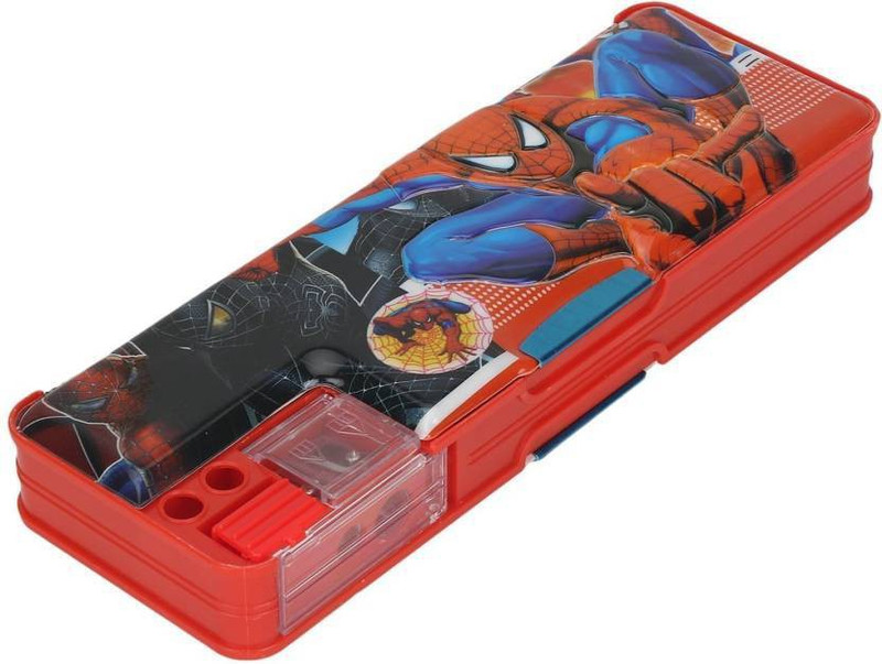 lootmela Spider man Spiderman Art Plastic Pencil Box(Set of 1, Red)