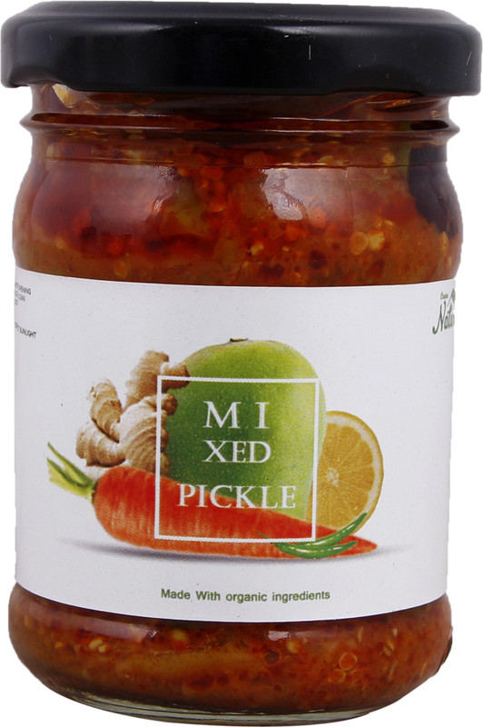 Crave Natura Mixed Pickles Pickle With Organic Ingredients Mixed Pickle(120 g)