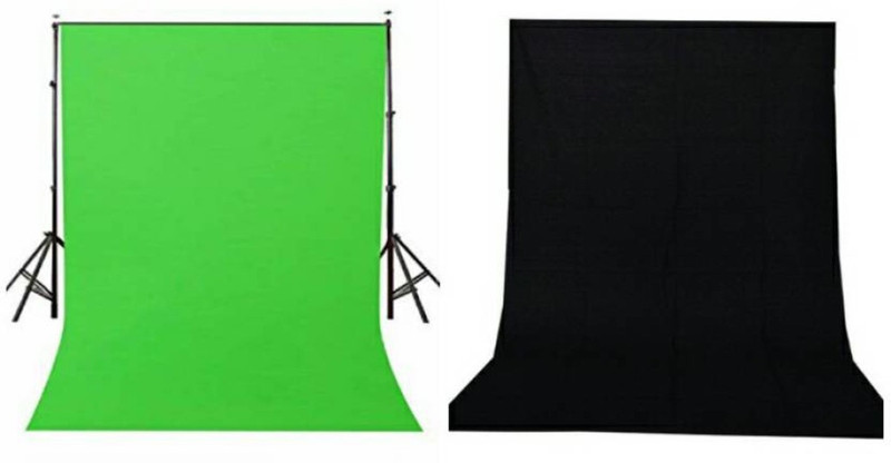 ss 2PCS COMBO 8 x12 FT GREEN , BLACKL LEKERA BACKDROP PHOTO LIGHT STUDIO PHOTOGRAPHY BACKGROUND Reflector Reflector