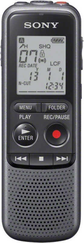 Sony ICD-PX240 4 GB Voice Recorder(1 inch Display)