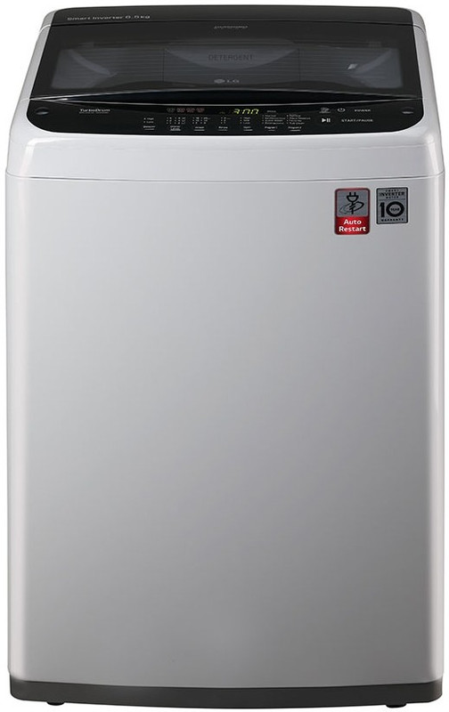 LG 6.5 kg Fully Automatic Top Load Silver(T7588NDDLE)