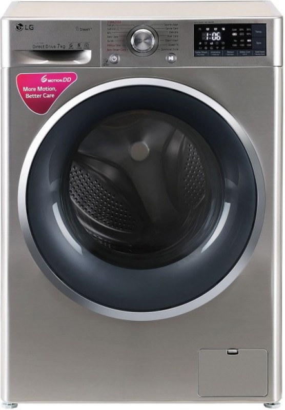 LG 7 kg Fully Automatic Front Load Washing Machine Grey(FHT1207SWS)