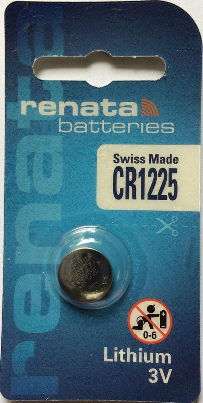reneta Cr 1225  Battery