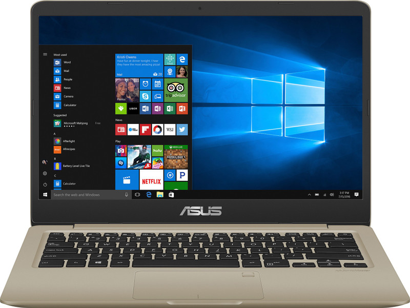 Asus VivoBook S14 Core i5 8th Gen - (8 GB/1 TB HDD/256 GB SSD/Windows 10 Home) S410UA-EB409T Laptop(14 inch, Gold&Metal, 1.3 kg) Asus VivoBook S14 Core i5 8th Gen - (8 GB/1 TB HDD/256 GB SSD/Windows 10 Home) S410UA-EB409T Laptop(14 inch, Gold&Metal, 1.3 kg)