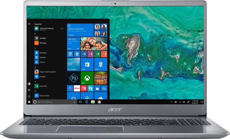 Acer Swift 3 Core i5 8th Gen - (8 GB/1 TB HDD/128 GB SSD/Windows 10 Home/2 GB Graphics) SF315-52G Laptop(15.6 inch, Sparkly Silver, 1.8 kg)