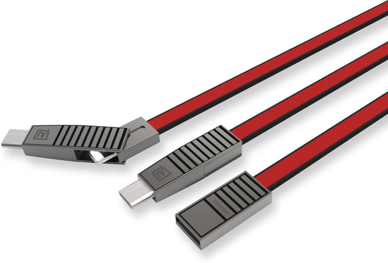 taipan RC-072th 1 m USB Type C Cable(Compatible with MOBILE, LAPTOP, TABLET, Red, One Cable)