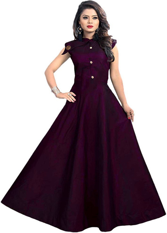 starword Anarkali Gown(Purple)