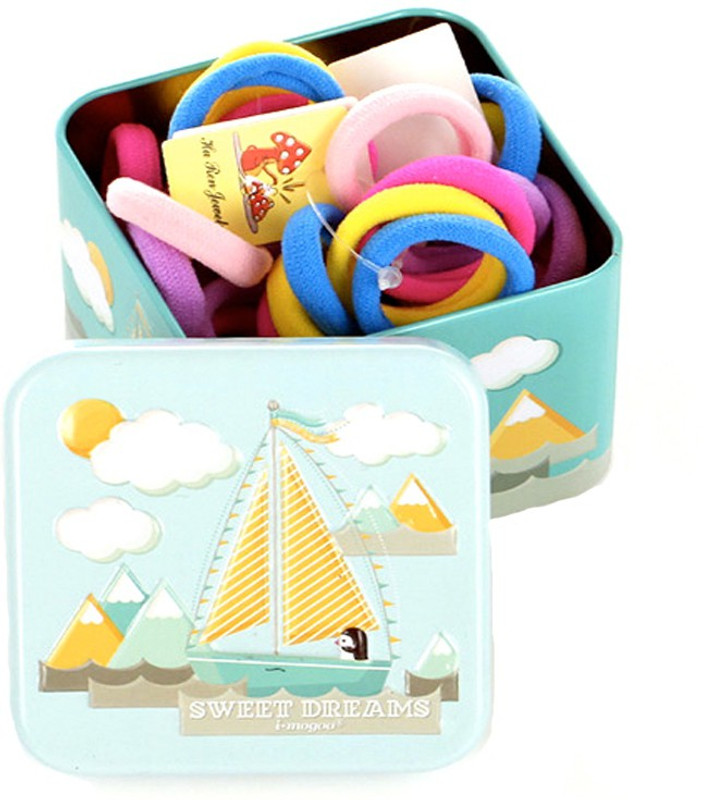 stylefiestafashion Multi Colored Hair Ties- Pack of 30 Rubber Band(Multicolor)
