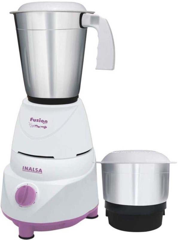 Inalsa NA MG Fusion 2 Jar 550 Mixer Grinder(Purple, White, 2 Jars)