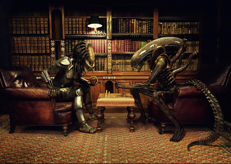 Movie Avp Alien Vs Predator Predator Alien Hd Wallpaper Background Paper Print 12 Inch X 18 Inch Rolled Buy Online In Costa Rica Posterzvalle Products In Costa Rica See Prices