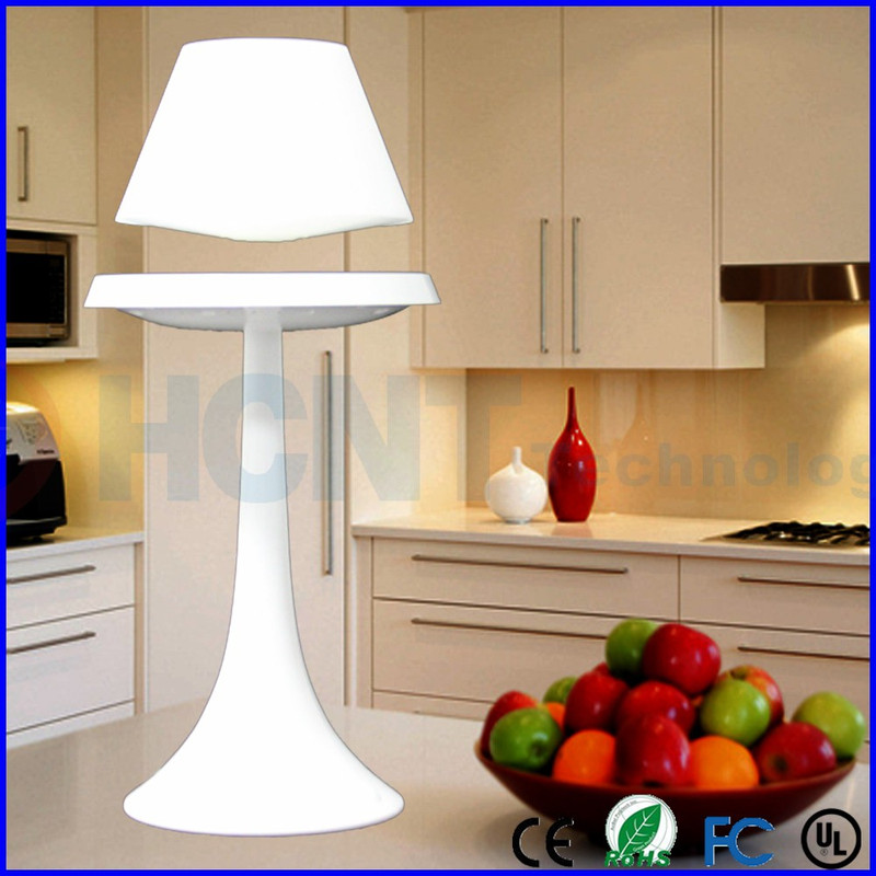 levitation FLOATING Table Float lamp with Air Floating feature- Attractive & Impressive design Table Lamp (40 cm, Silver, WHITE) Table Lamp(40, White)