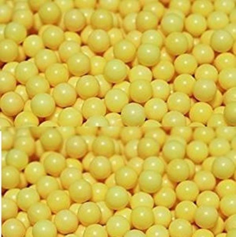 Qweezer ( PACK OF 500+ PCS } AIR SPORT TOYS  BULLETS 6 MM BB BULLETS(Yellow)
