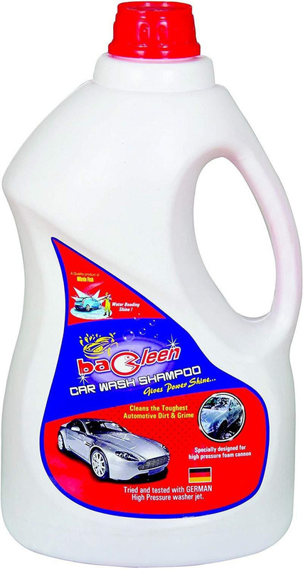 bacleen CAR SHAMPOO - CONCENTRATED & pH NEUTRAL (5 Ltr) - CAR CARE CAR WASH SHAMPOO | CAR WASHING ACCESSORIES | CAR SHAMPOOS | Car Washing Liquid(5 L)
