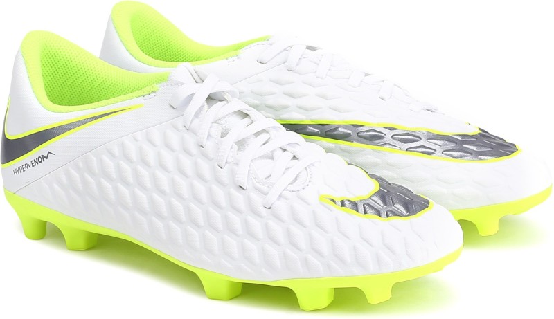 tener Finalmente declaración Nike HYPERVENOM 3 CLUB FG Football Shoes For Men(White, Green) - Price  Pacific