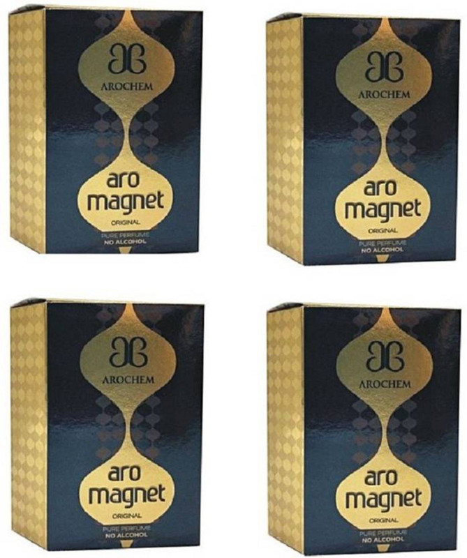 S.R BROTHERS AROCHEM ARO MAGNET 4 PC COMBO Floral Attar (Floral) Floral Attar(Floral)